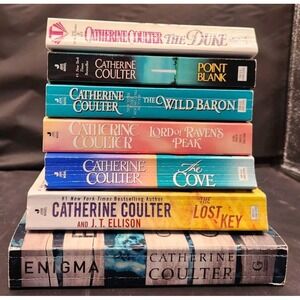 Catherine Coulter 7 Paperback Book Lot Good Condition